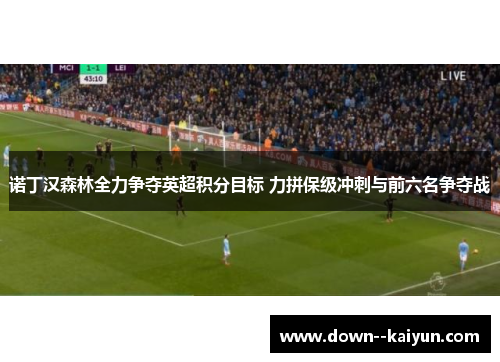 诺丁汉森林全力争夺英超积分目标 力拼保级冲刺与前六名争夺战 诺丁汉森林全力争夺英超积分目标 力拼保级冲刺与前六名争夺战